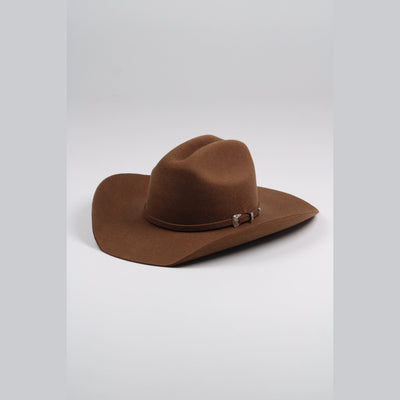 Caramel Mustang 30X merino wool cowboy hat