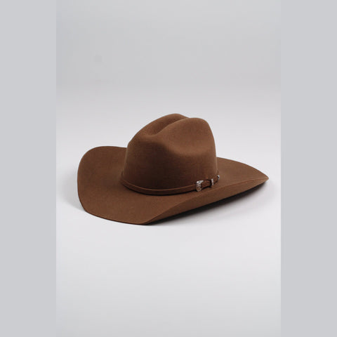 Caramel Mustang 30X merino wool cowboy hat
