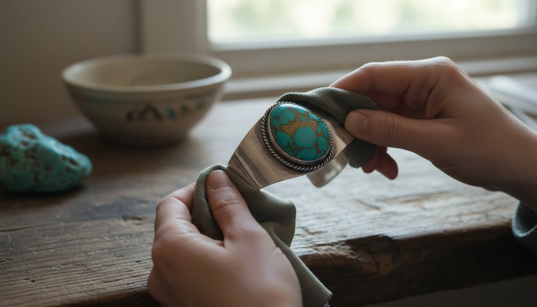 How to Polish Sterling Silver Turquoise Jewelry at Home Without Damage