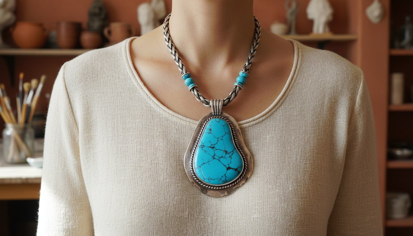 How to Style a Statement Turquoise Necklace: An Artisan Guide