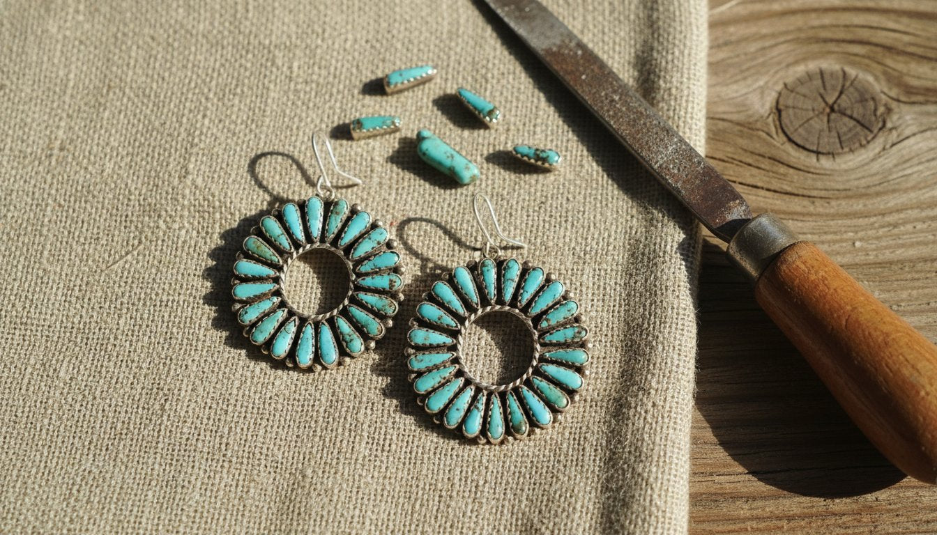 Zuni Needlepoint Earrings: A Guide to Delicate Southwest Lapidary Art