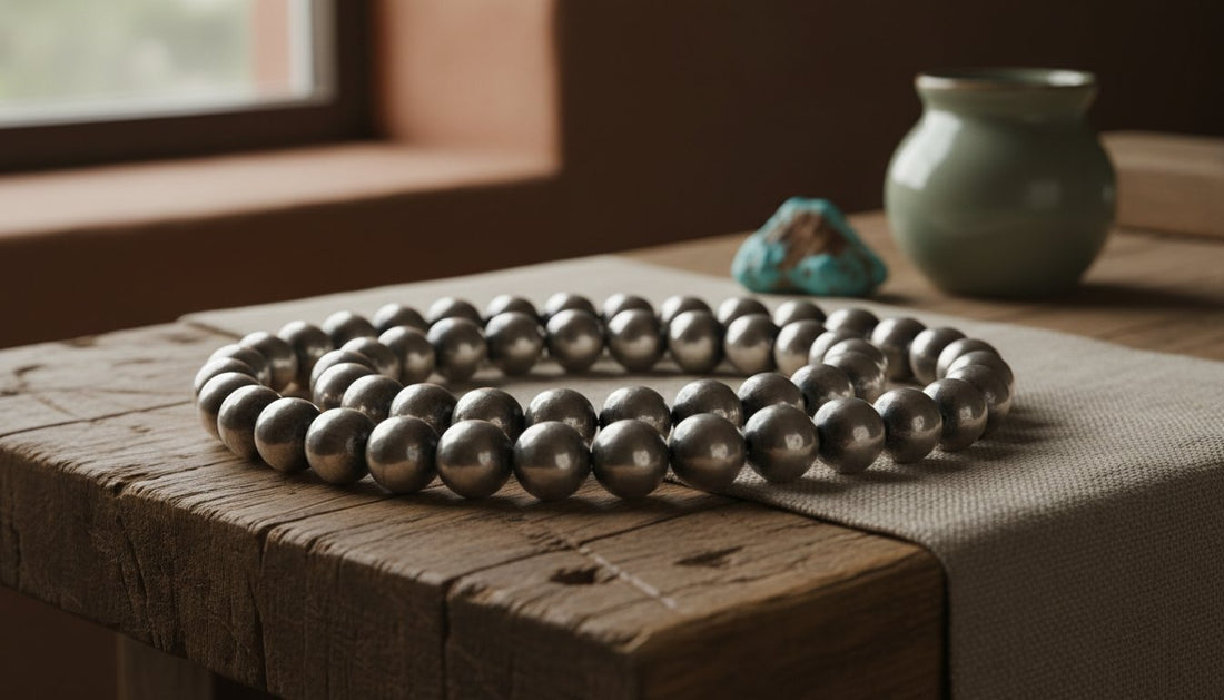 Navajo Pearls: A Guide to Hand-Burnished Southwestern Sterling Silver Beads