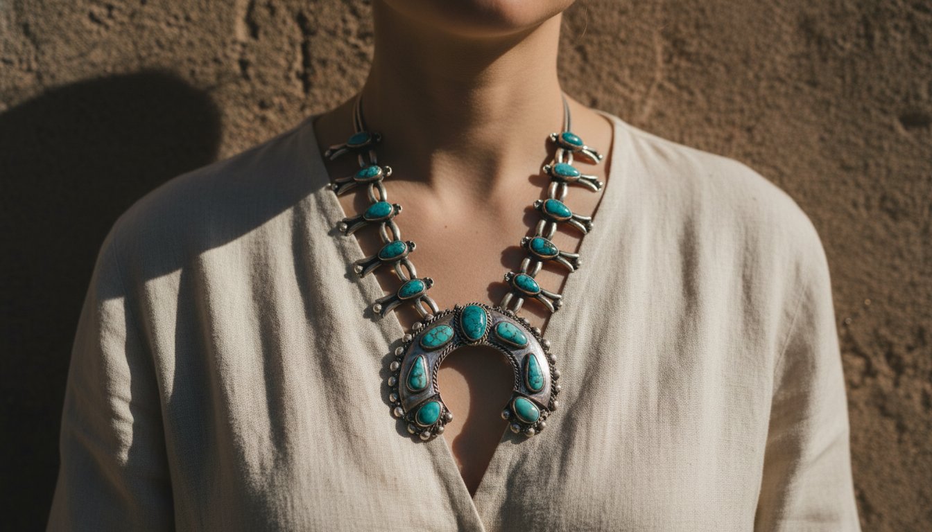 The Squash Blossom Necklace: A Guide to This Southwestern Artisan Heirloom