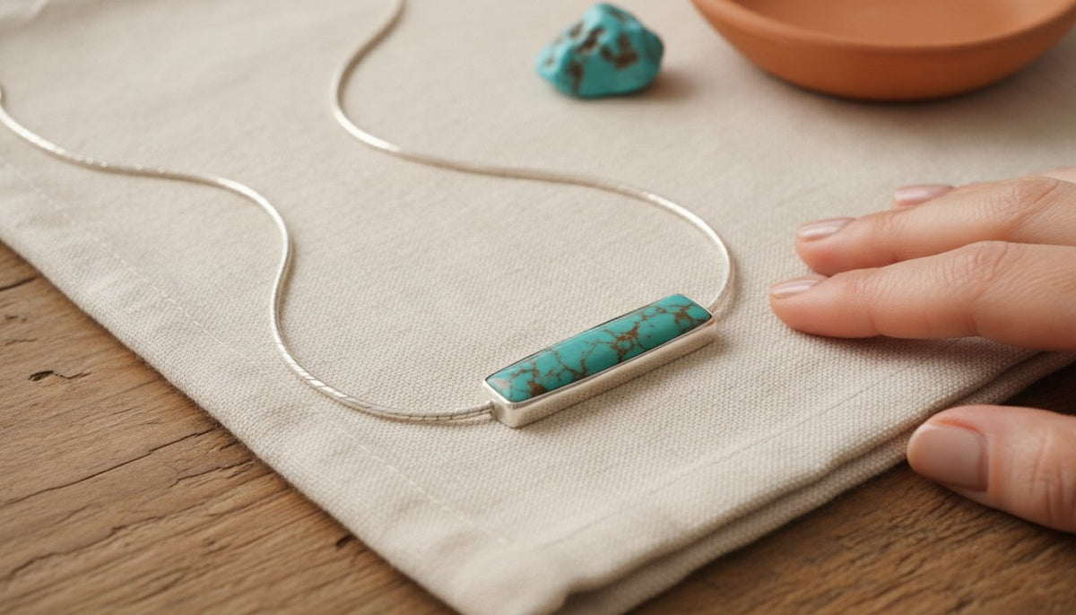 Artisan Turquoise Pendant Necklace: A Guide to Minimalist Bar Designs
