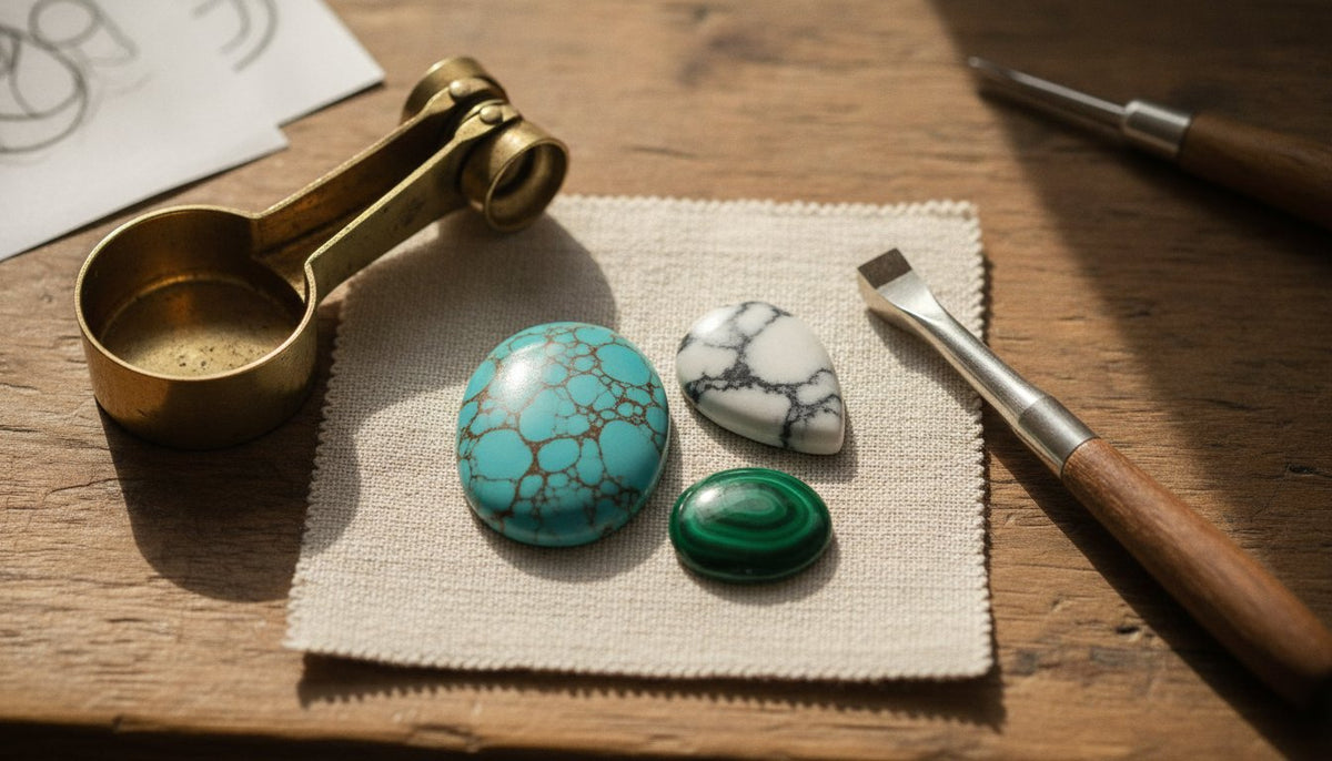 Identifying Rare Gemstone Cabochons in Artisan Jewelry
