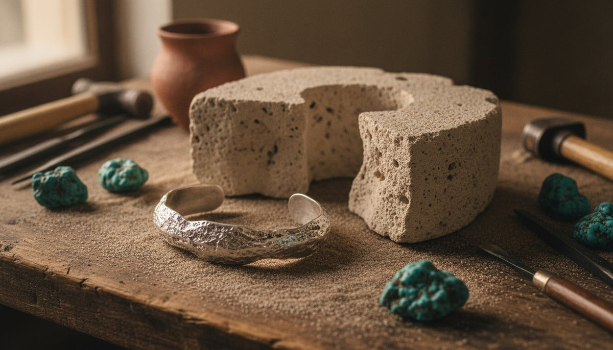 What is Tufa Cast Jewelry? The Soul of Textured Silver and Stone