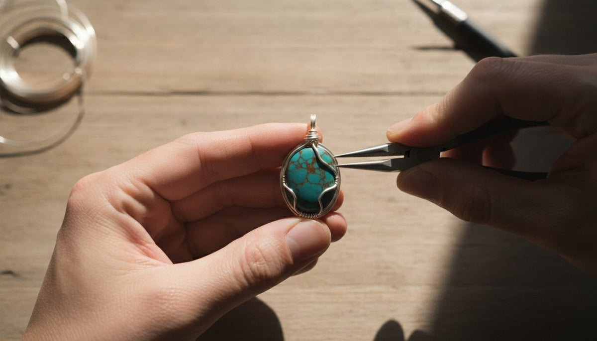 Wire Wrapping Techniques for Turquoise Cabochons Guide