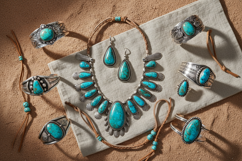 Turquoise Southwestern Jewelry Collection