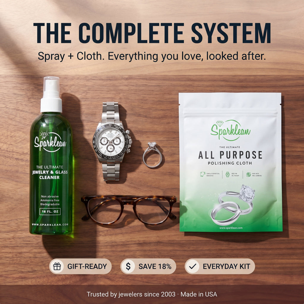 Sparklean® Cleaning Kit Bundle — Professional Spray + Polishing Cloth (save $70)