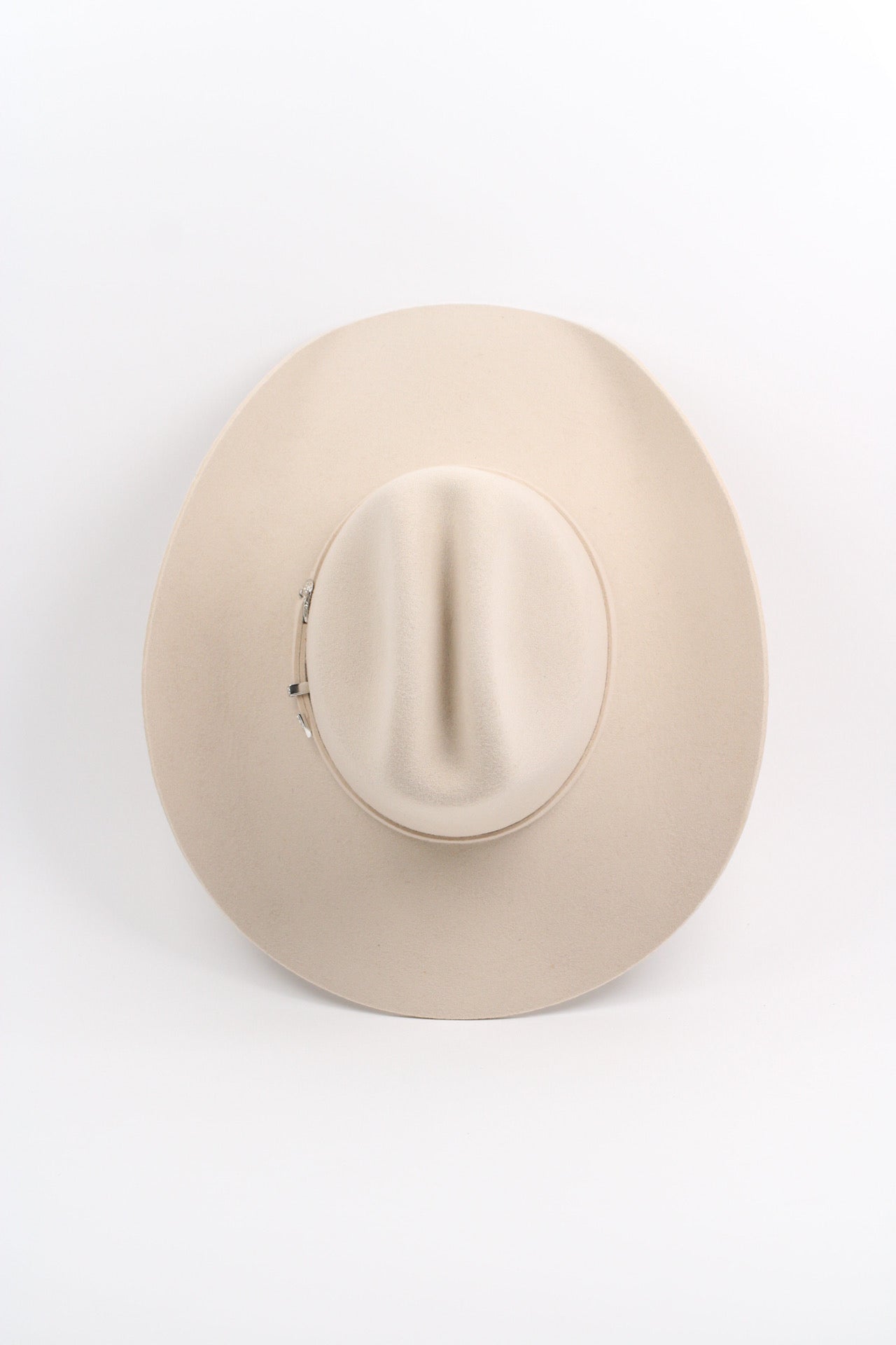 Cream Mustang cowboy hat, view 3