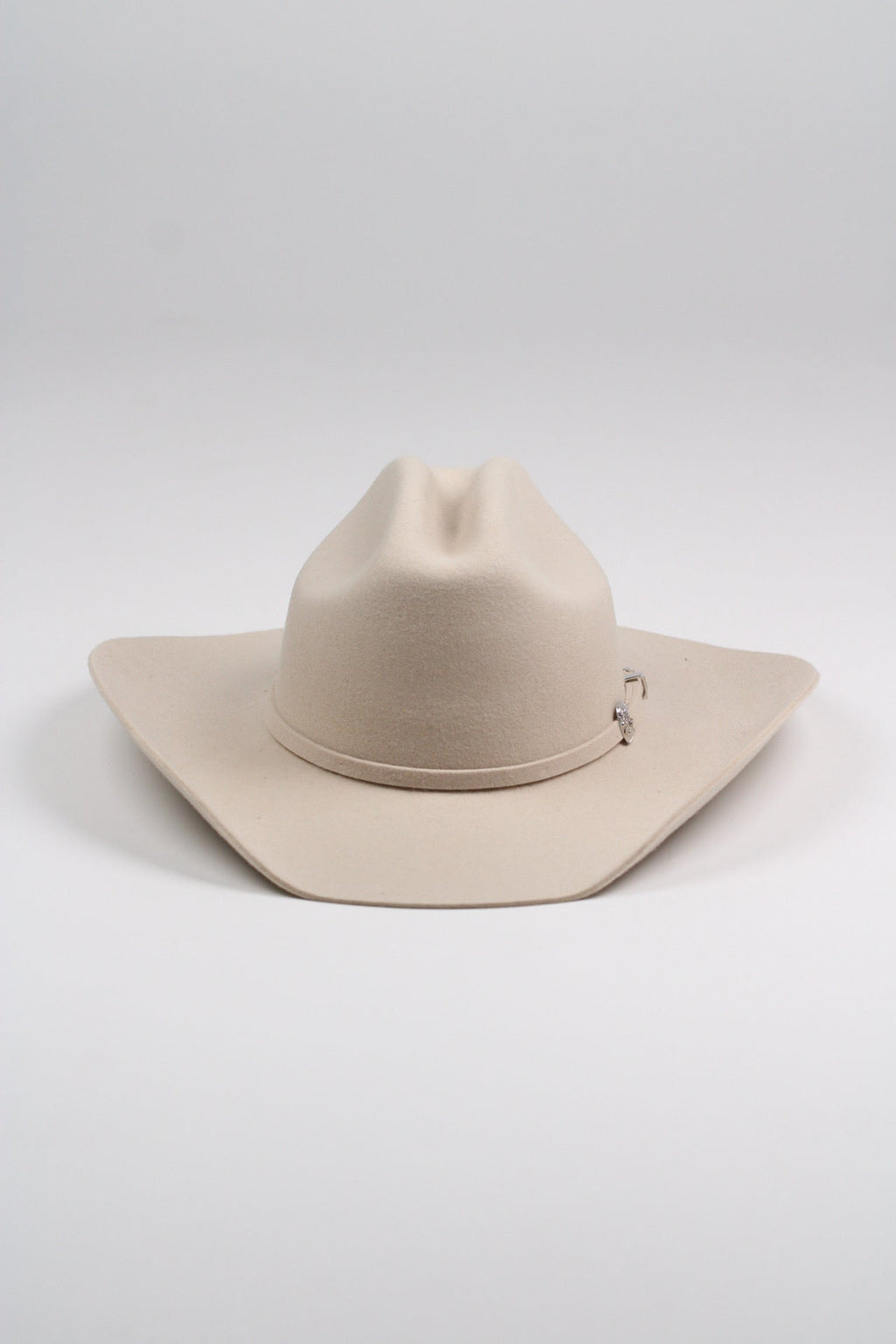 Cream Mustang cowboy hat, view 2