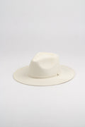 White Nomad vegan suede rancher hat