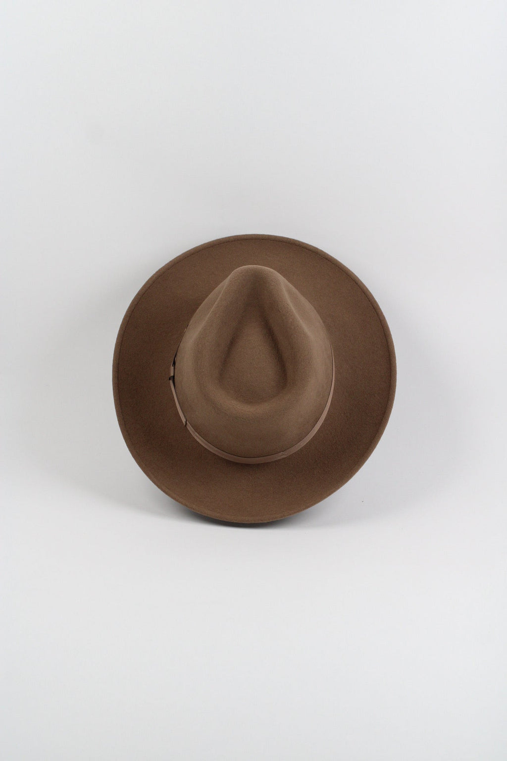 Khaki Westin wool fedora, view 4