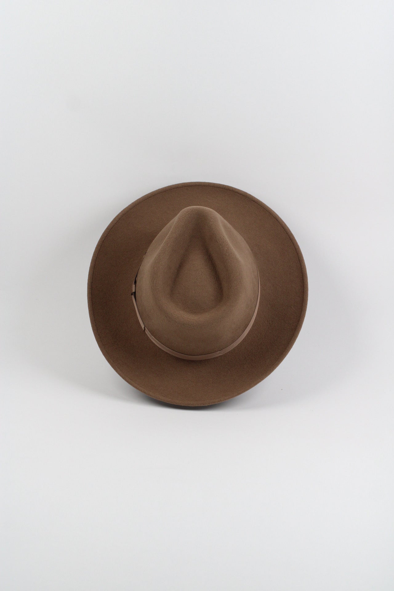 Khaki Westin wool fedora, view 4
