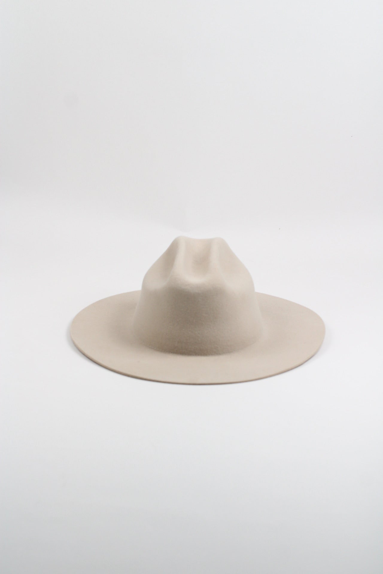 Ivory Dakota merino wool cattleman hat