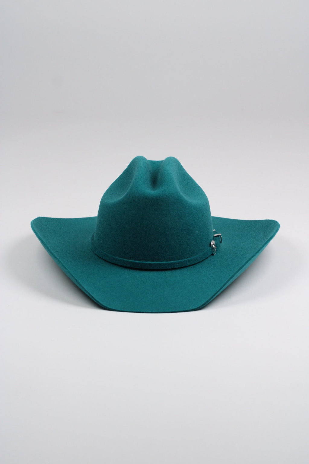 Turquoise Mustang merino wool cowboy hat, additional view