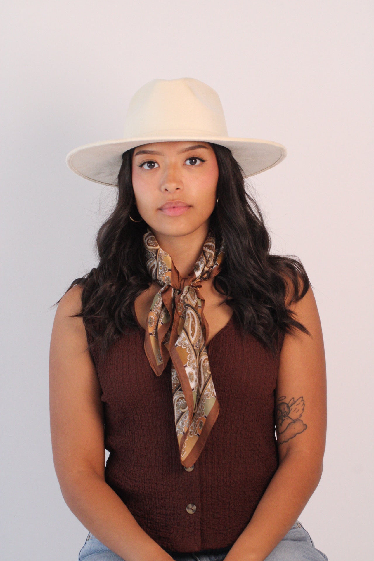 White Nomad rancher hat, view 4