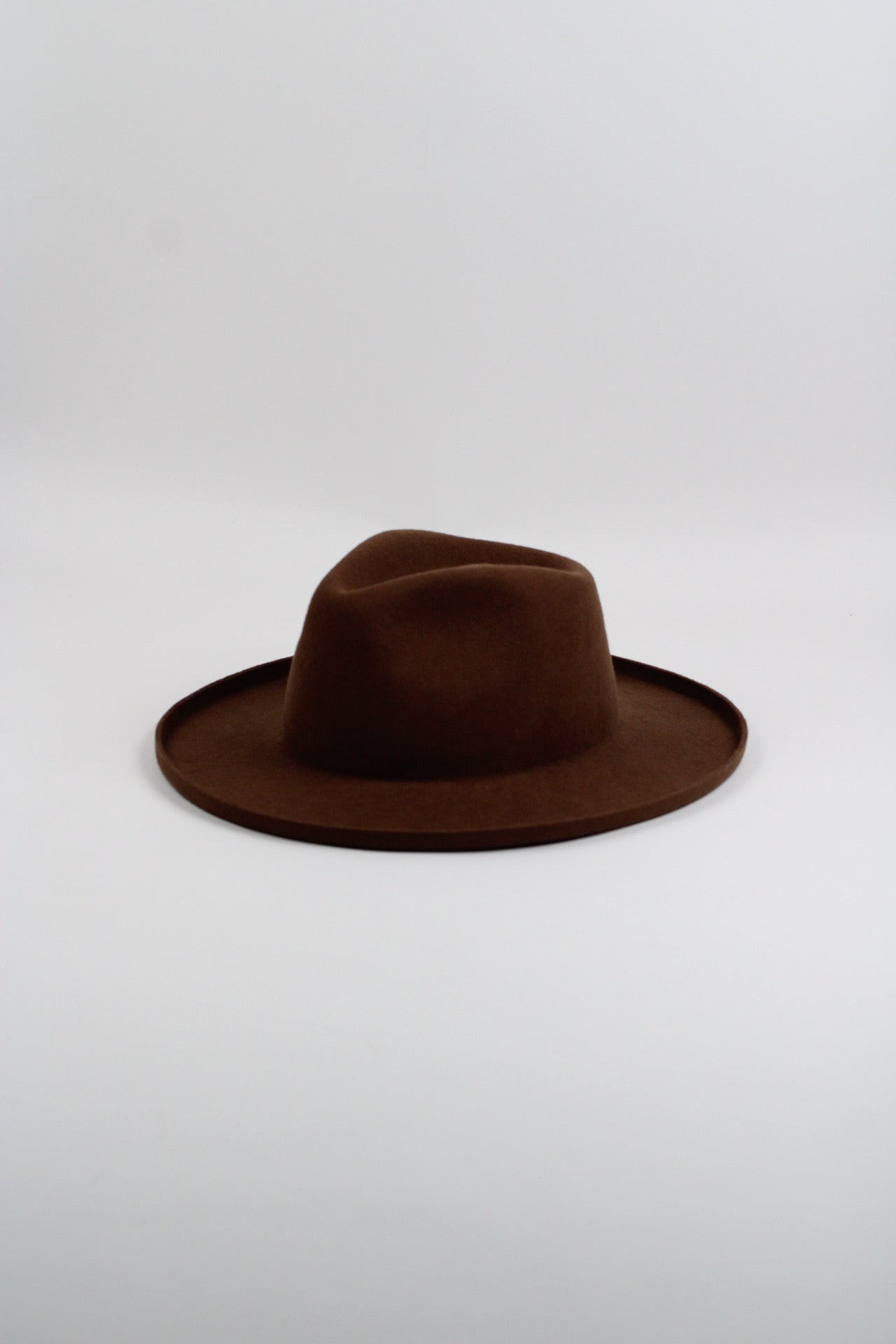 Caramel Harper pencil brim hat, view 3