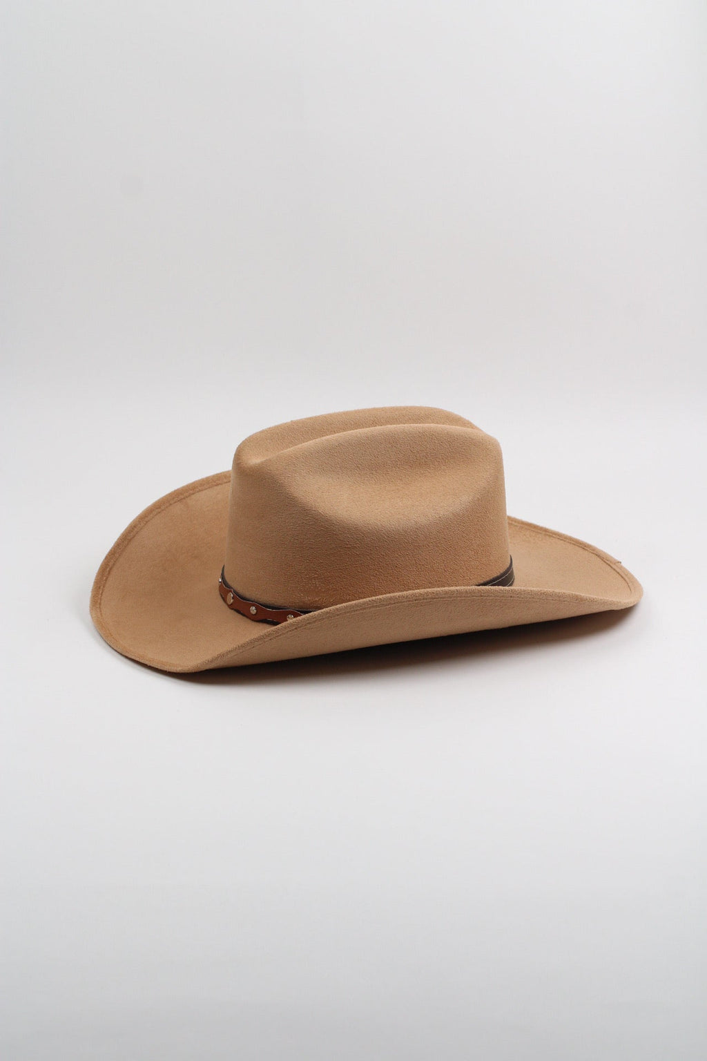 Cappuccino Durango vegan suede cowboy hat