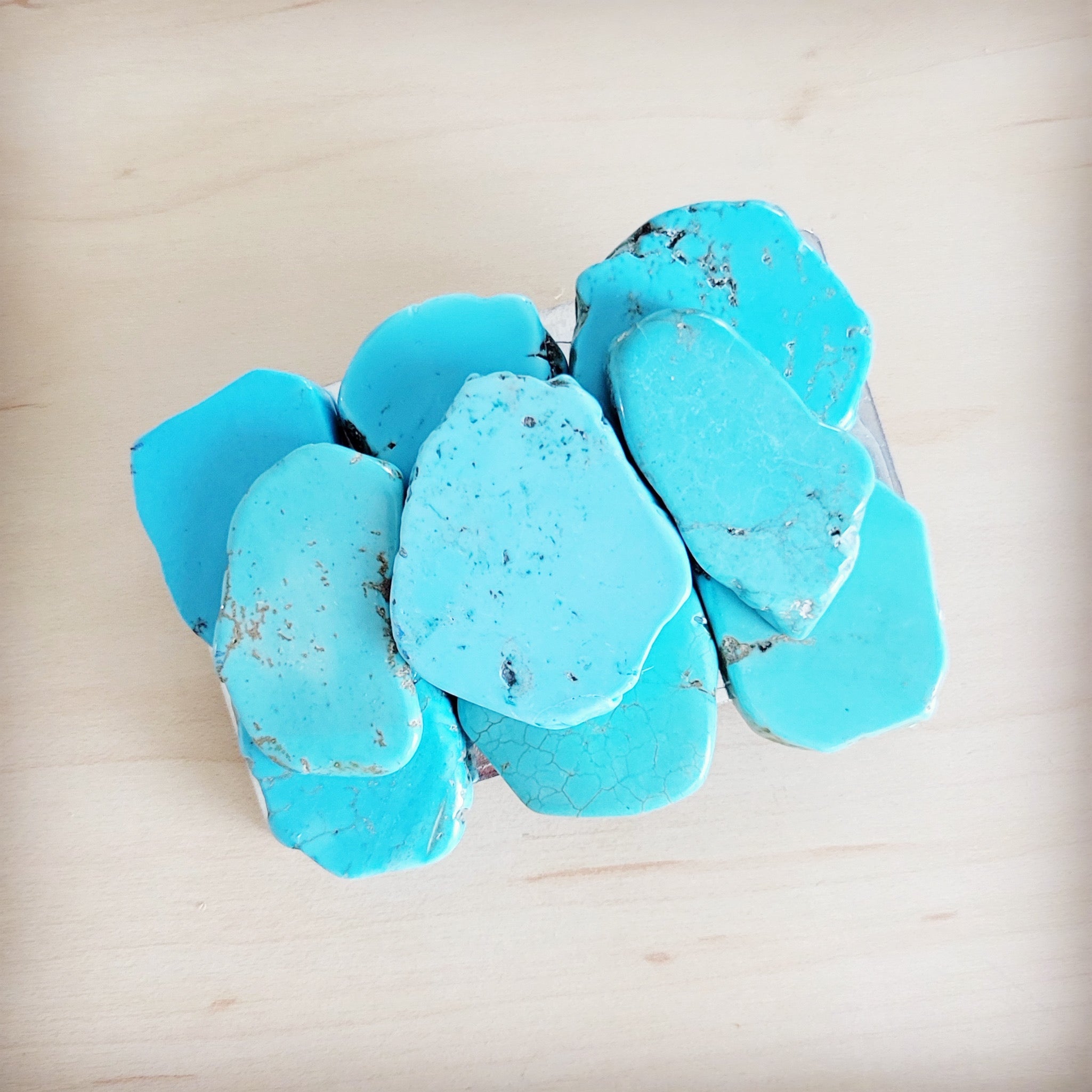 Medium Turquoise Slab Belt Buckle