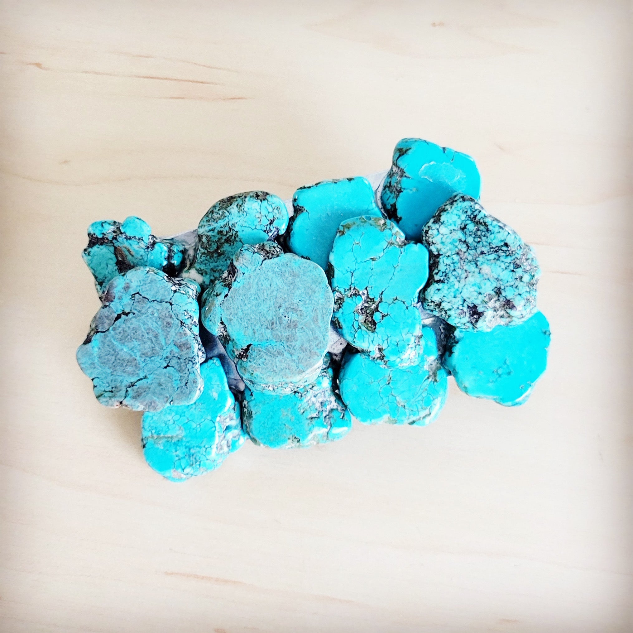 Large Turquoise Slab Belt Buckle