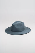 Peacock blue Nomad vegan suede rancher hat