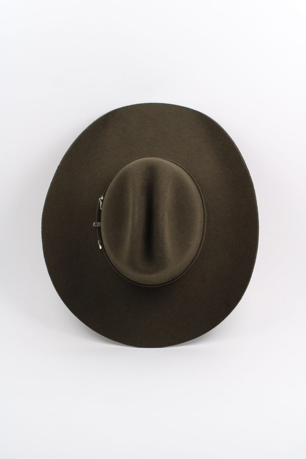 Dark olive Mustang cowboy hat, view 6