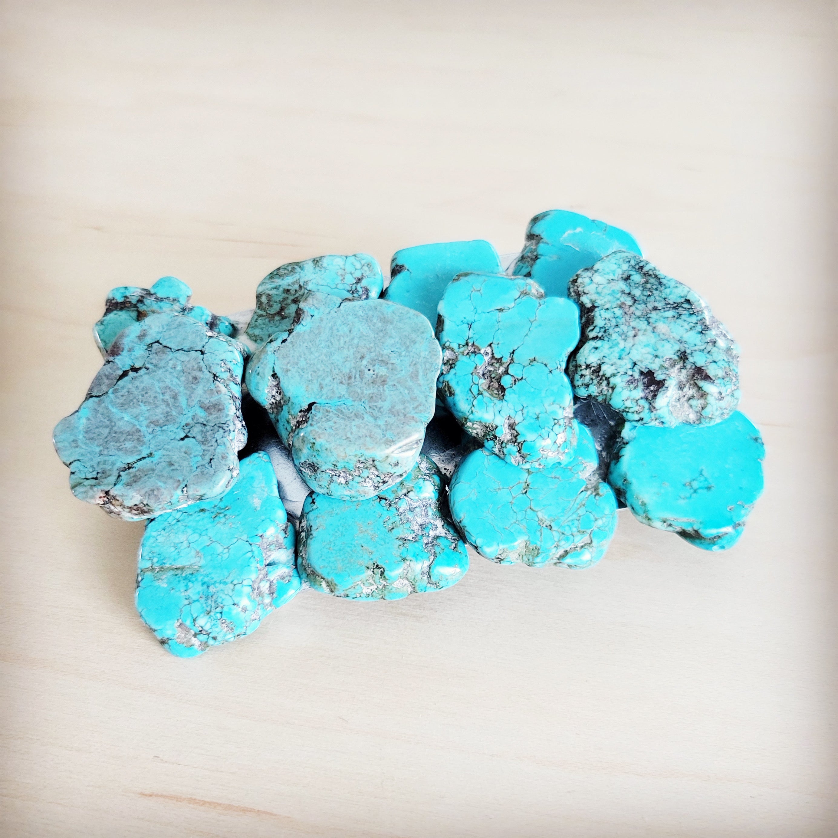 Large Turquoise Slab Belt Buckle