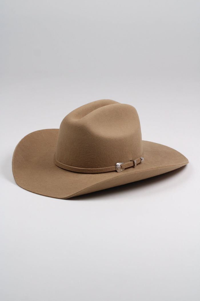 Chestnut Mustang 30X merino wool cowboy hat
