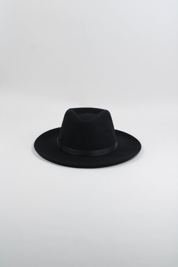Black Westin crushable wool fedora