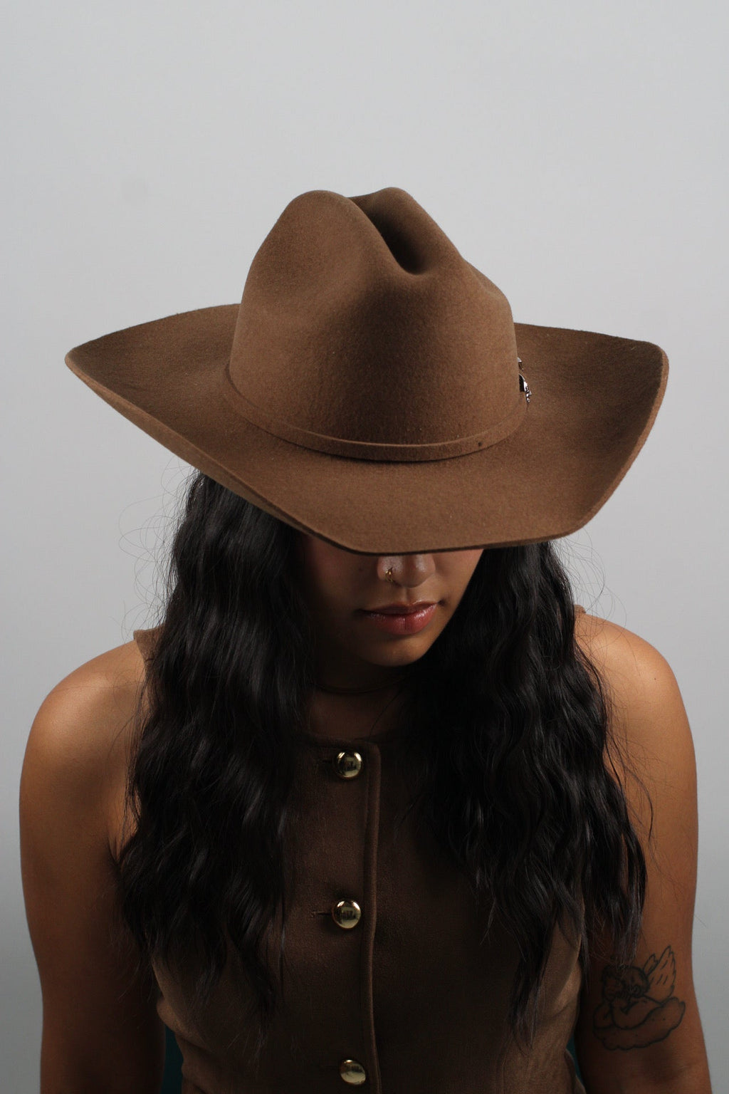 Caramel Mustang cowboy hat, view 7