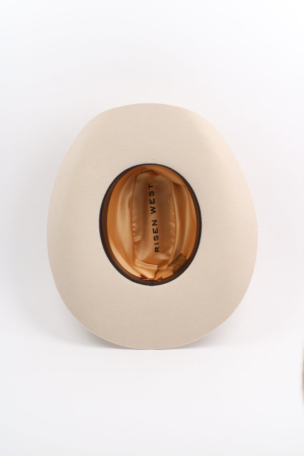 Cream Mustang cowboy hat, view 4