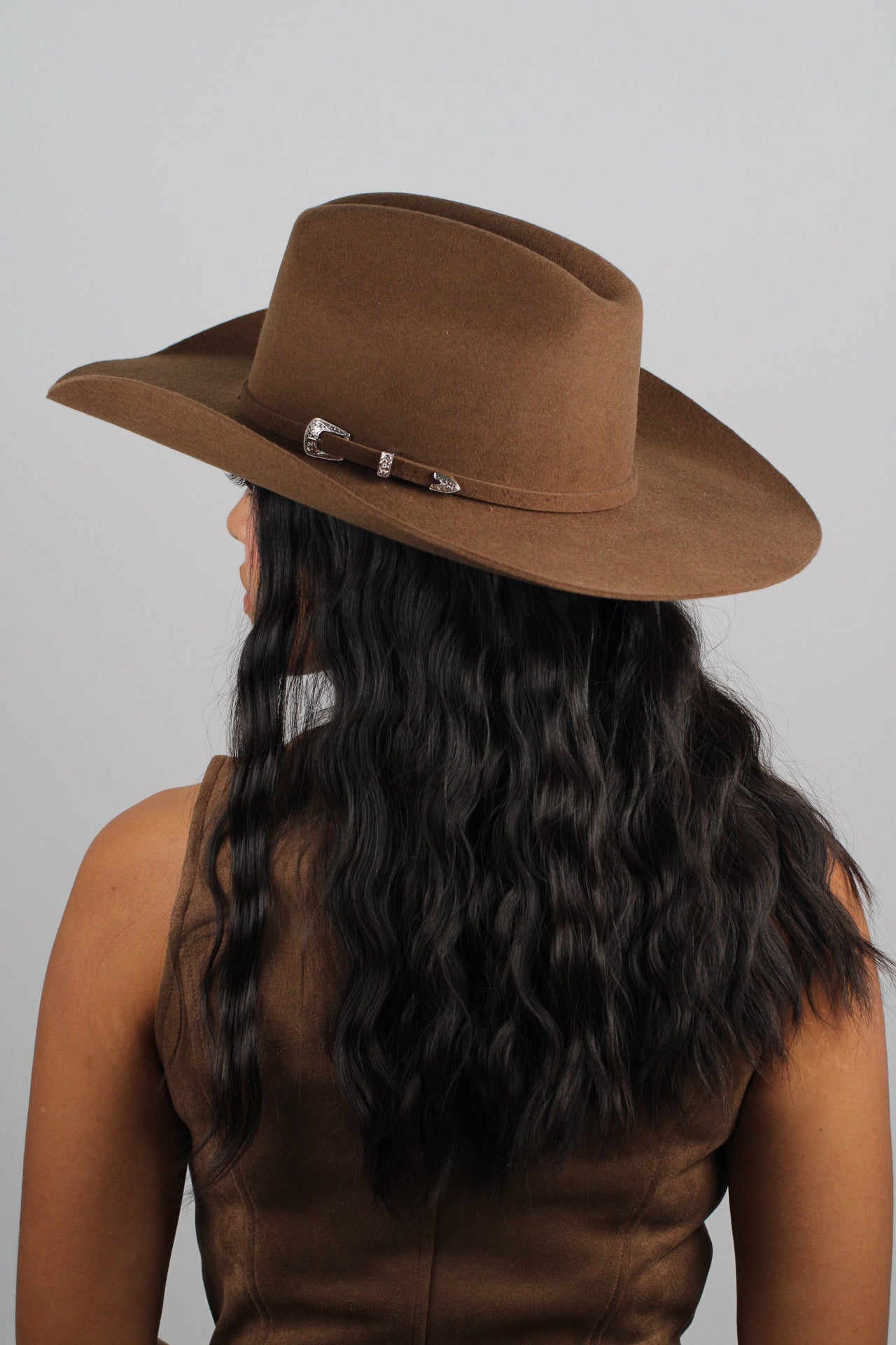 Caramel Mustang cowboy hat, view 6
