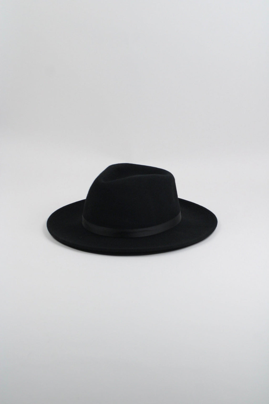 Black Westin wool fedora, view 3