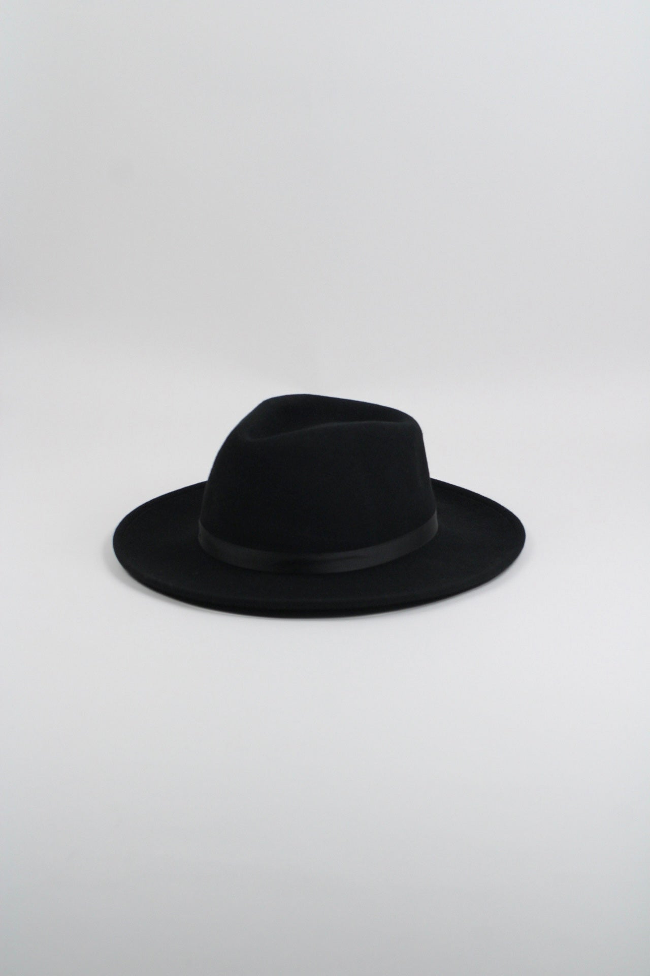 Black Westin wool fedora, view 3