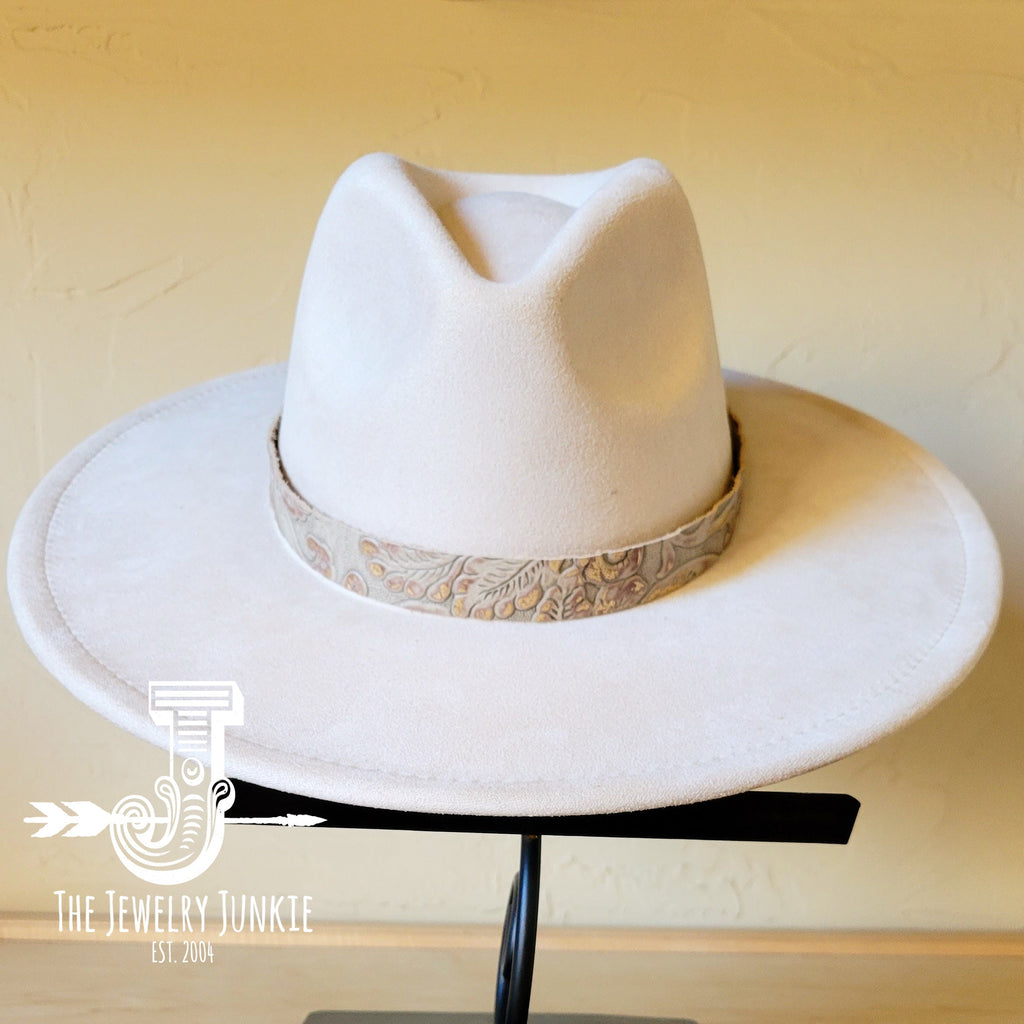 Gilded Cowboy Embossed Leather Hat Band