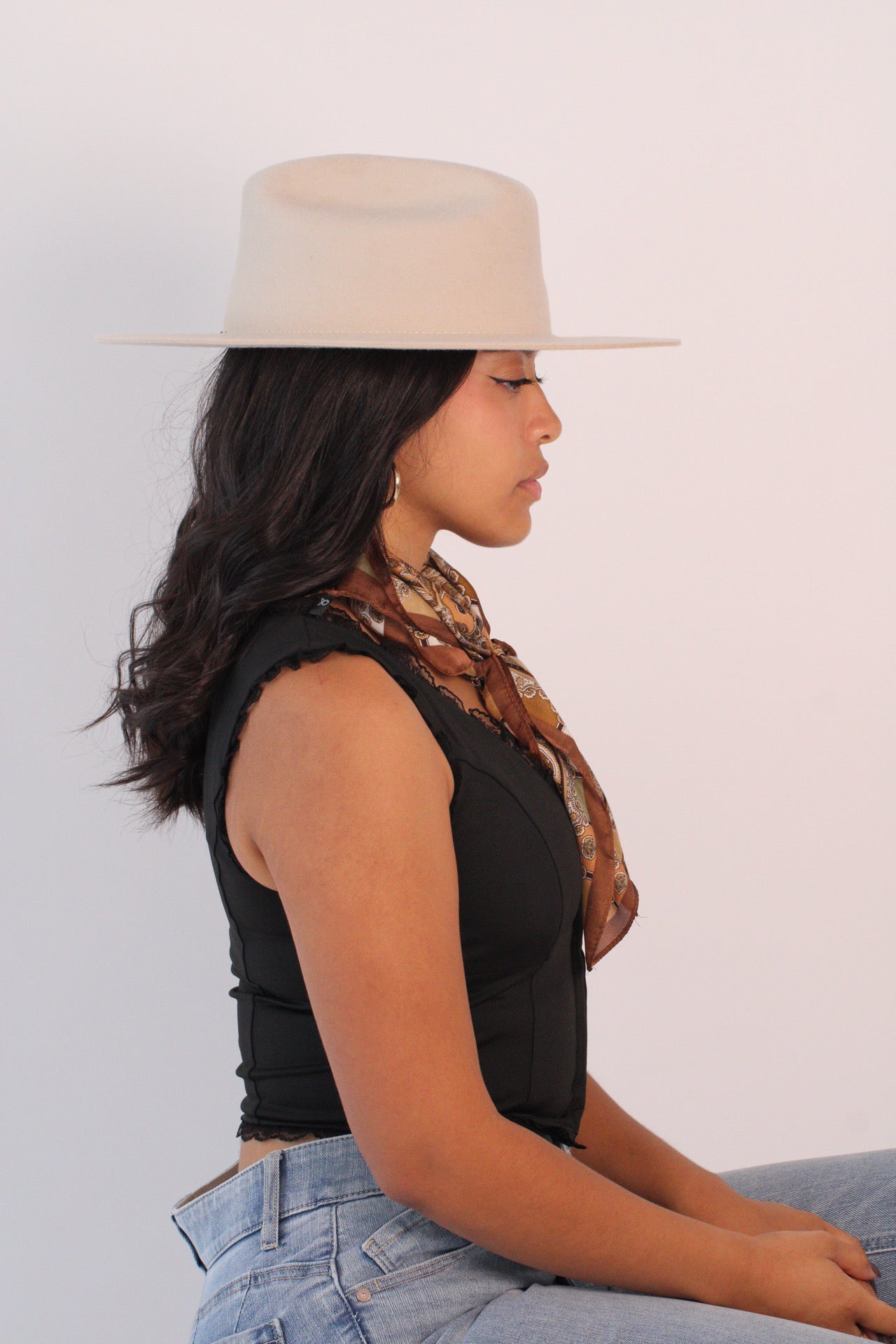 Ivory Dakota cattleman hat, view 5