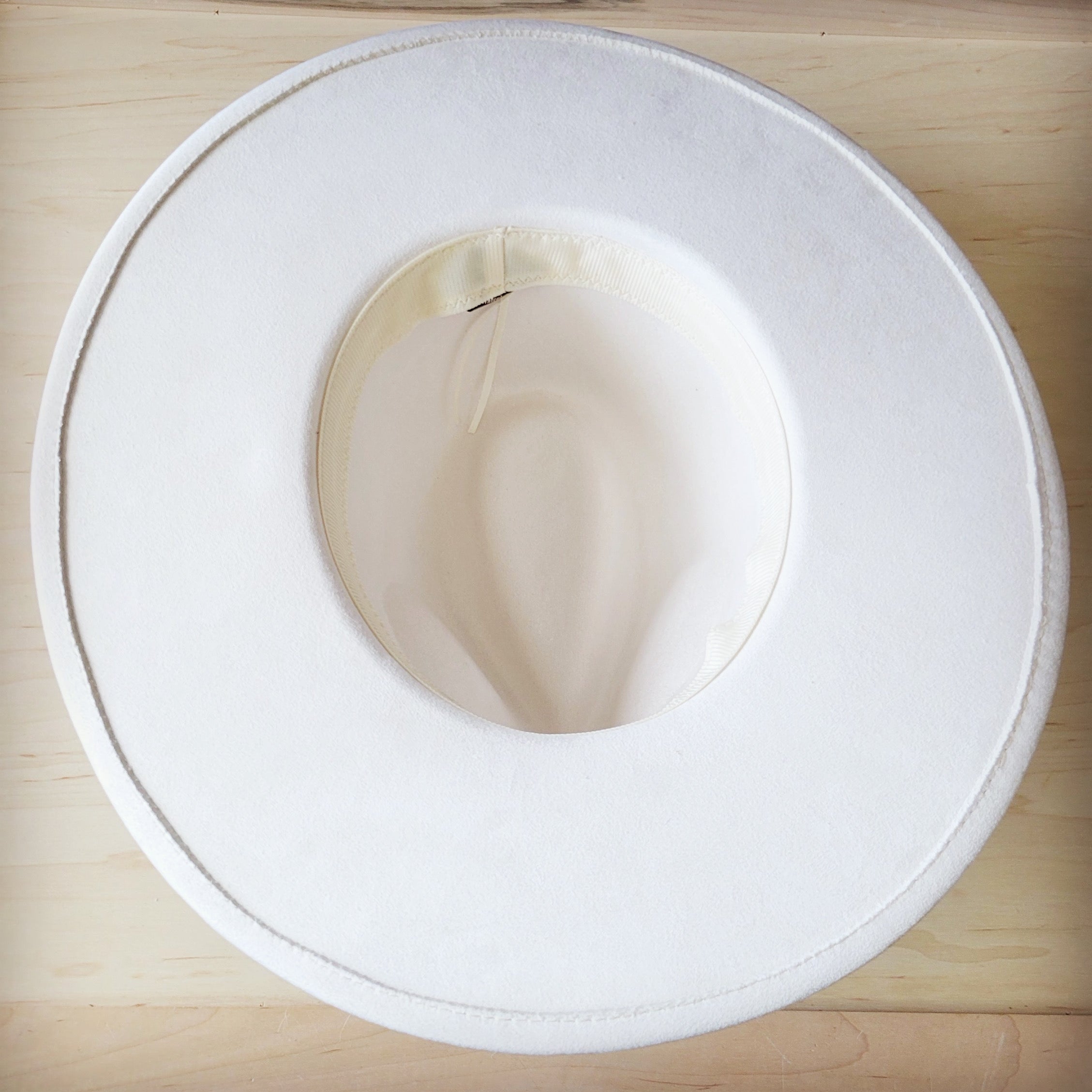 Hand-Painted Python Boho Western Cowgirl Hat and Band in Gold