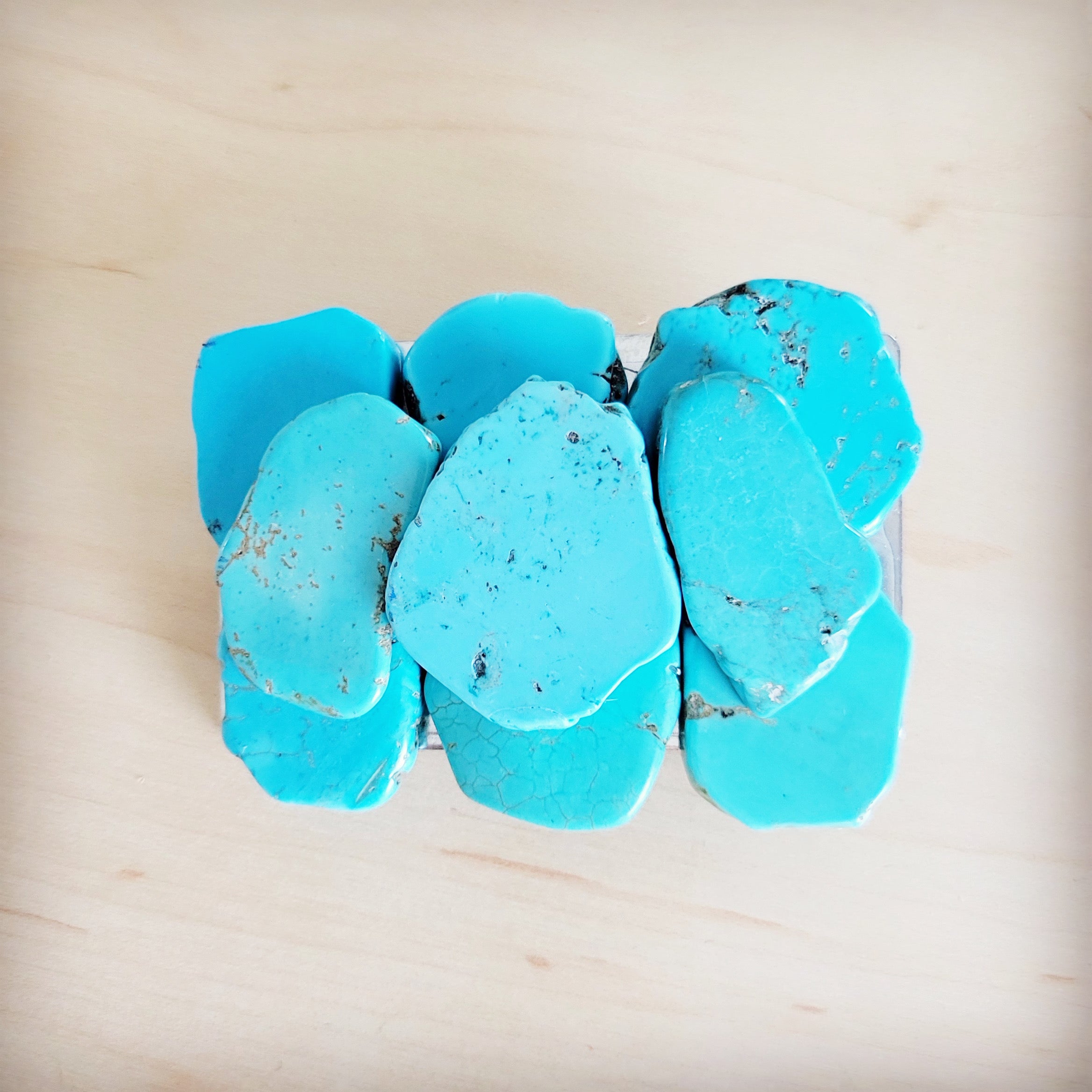 Medium Turquoise Slab Belt Buckle