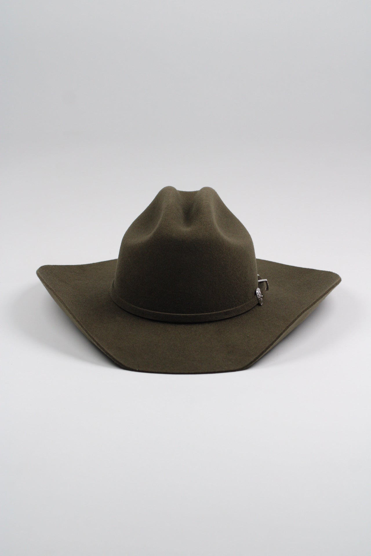 Dark olive Mustang cowboy hat, view 3