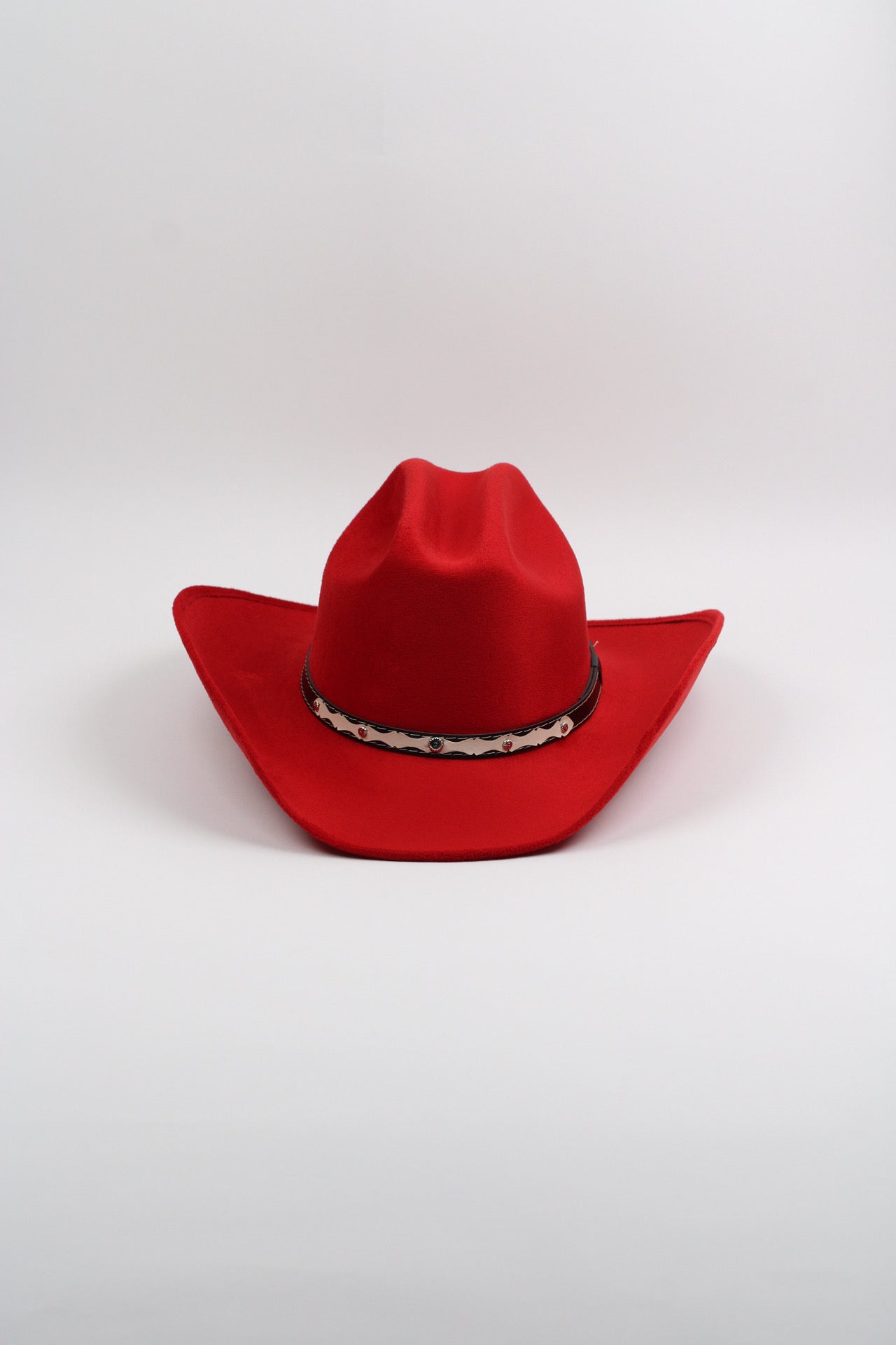 Lipstick red Durango cowboy hat, view 2