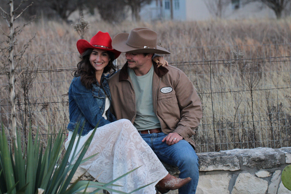 Lipstick red Durango cowboy hat, view 6