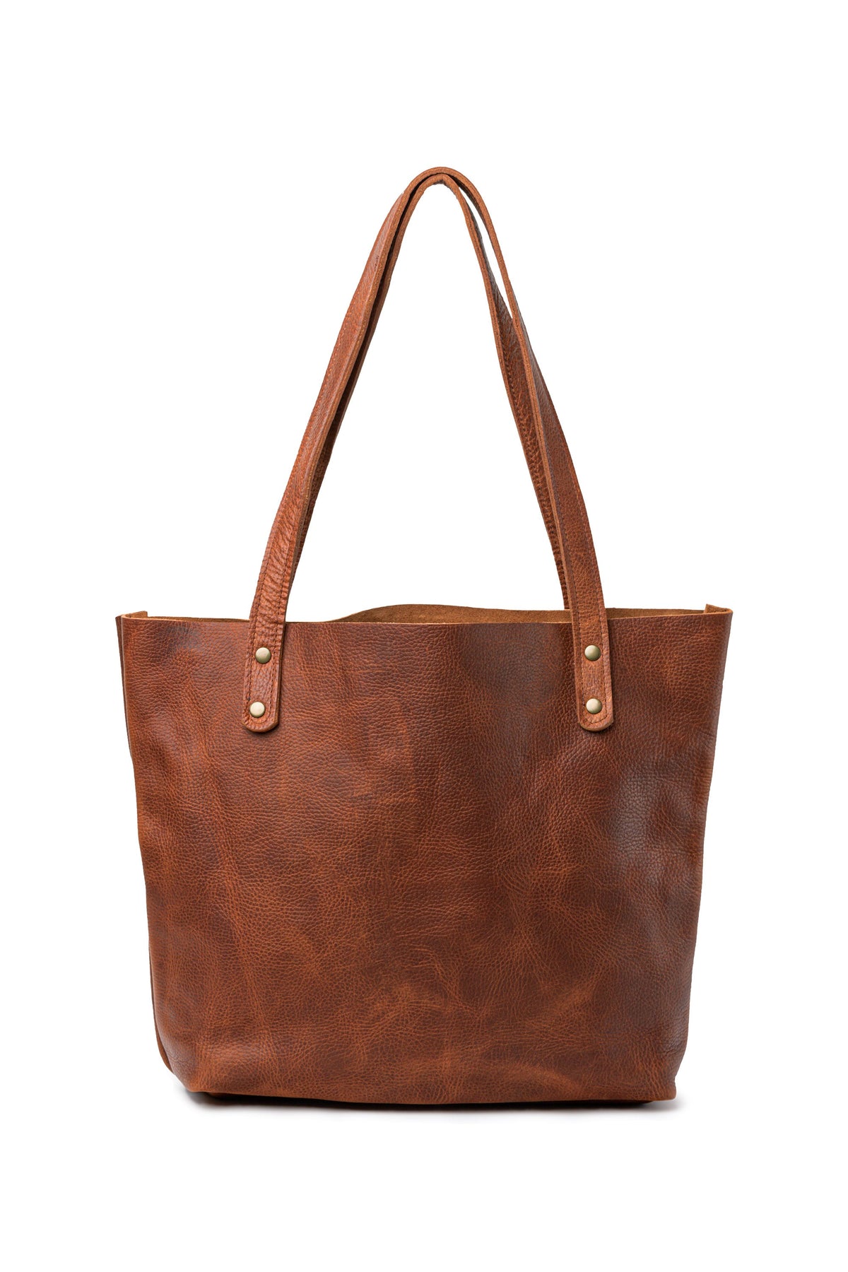 Fore Street full-grain leather tote bag