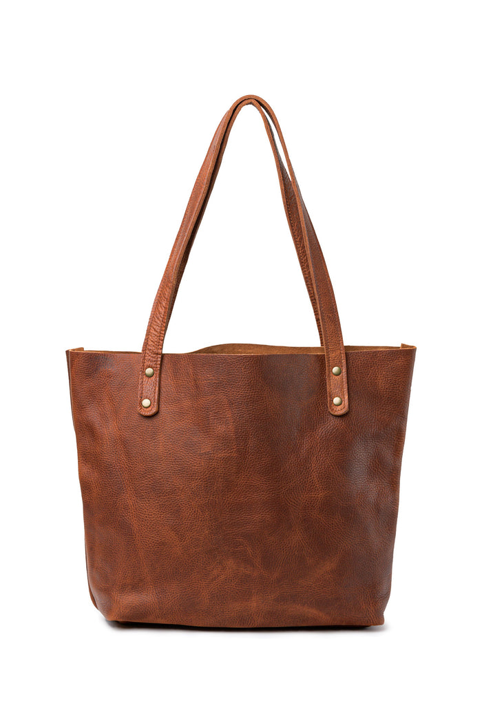 Fore Street full-grain leather tote bag