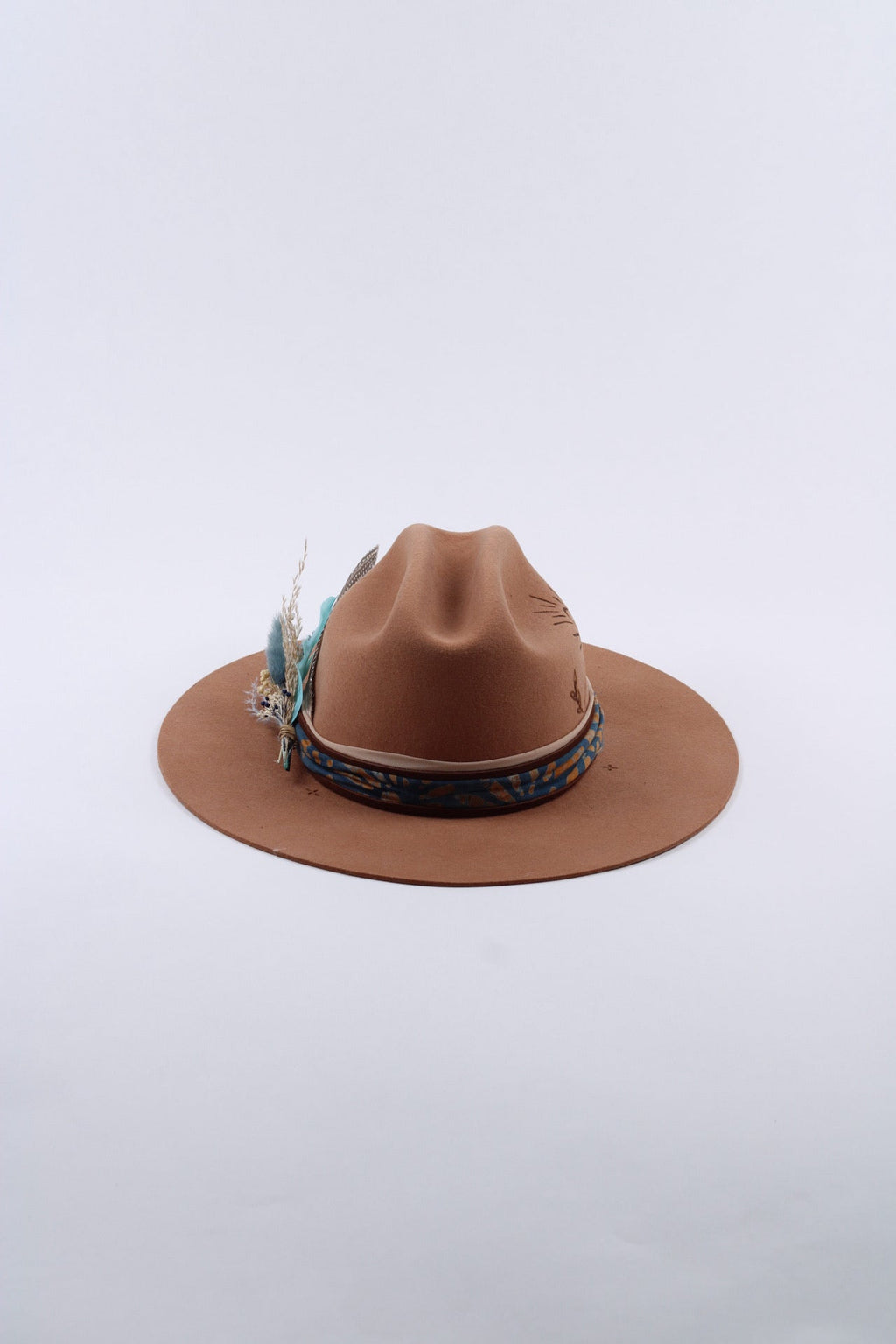 Gypsy Soul in Tan Flat Brim