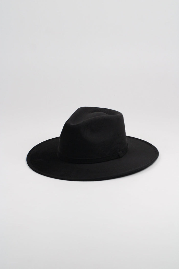 Black Nomad vegan suede rancher hat