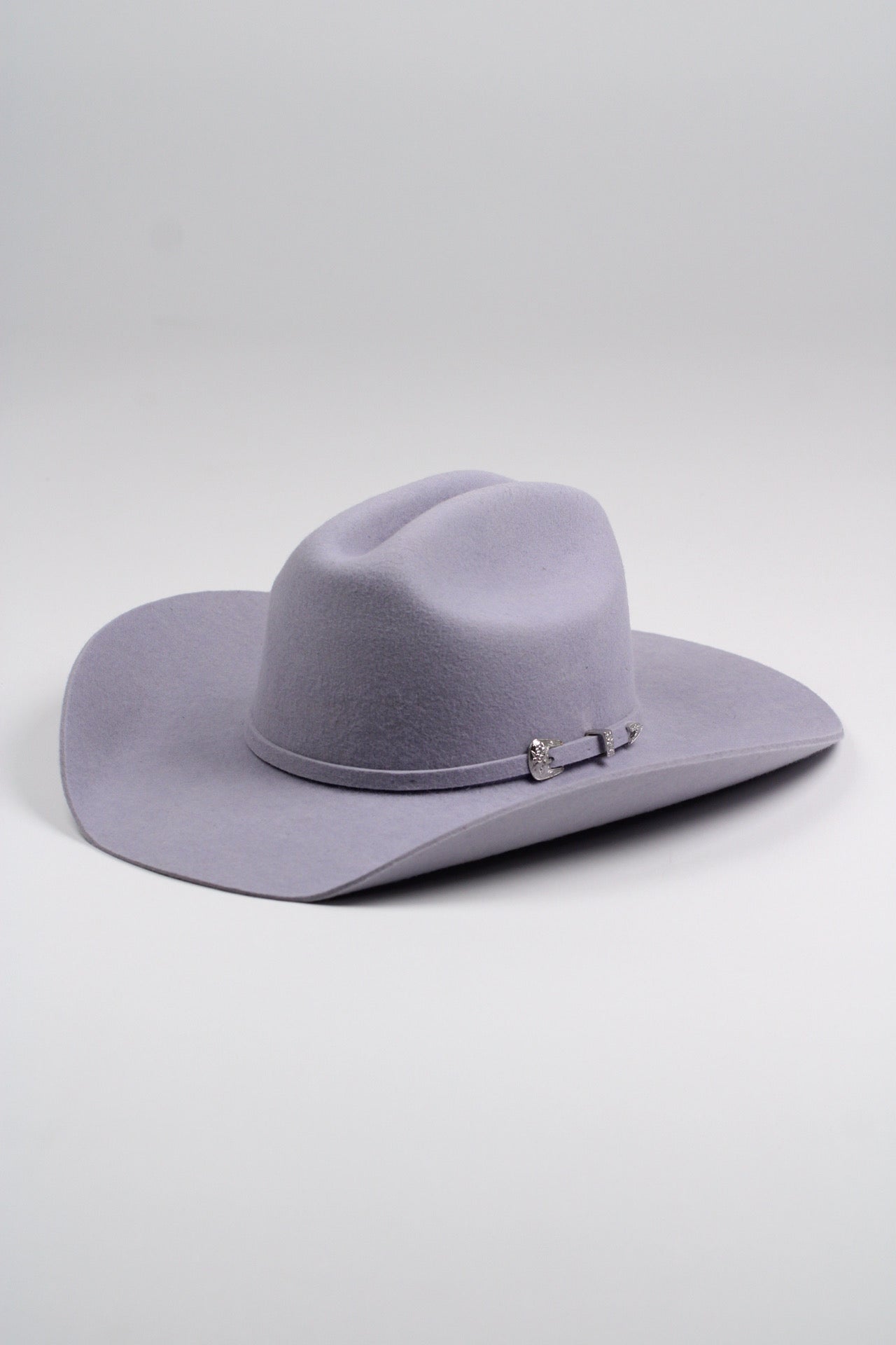 Ice gray Mustang 30X merino wool cowboy hat