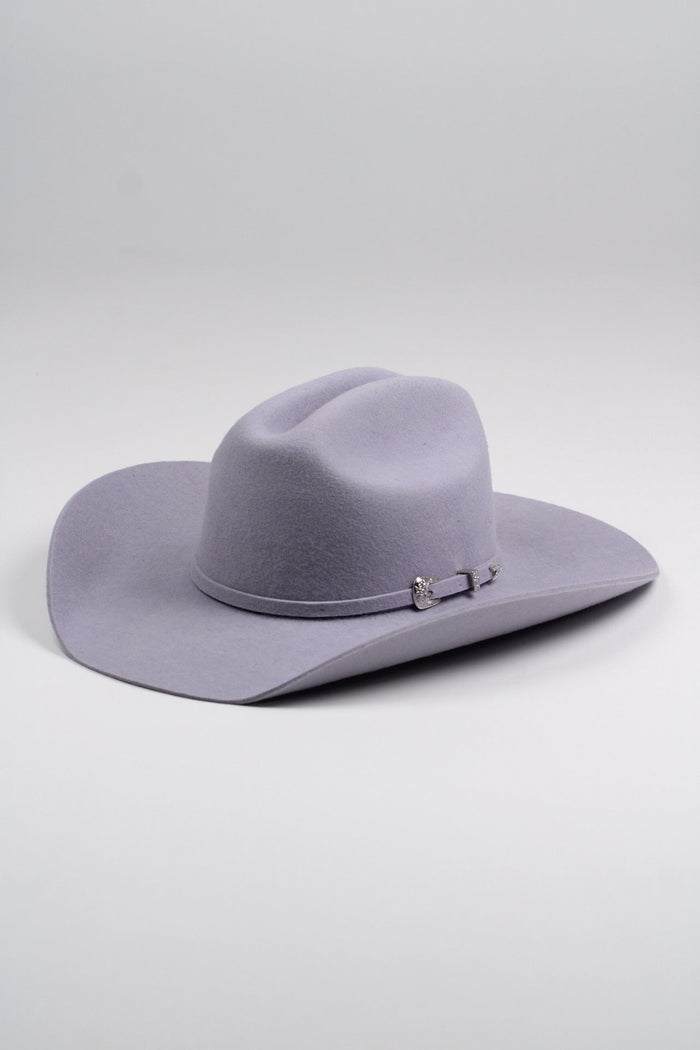 Ice gray Mustang 30X merino wool cowboy hat