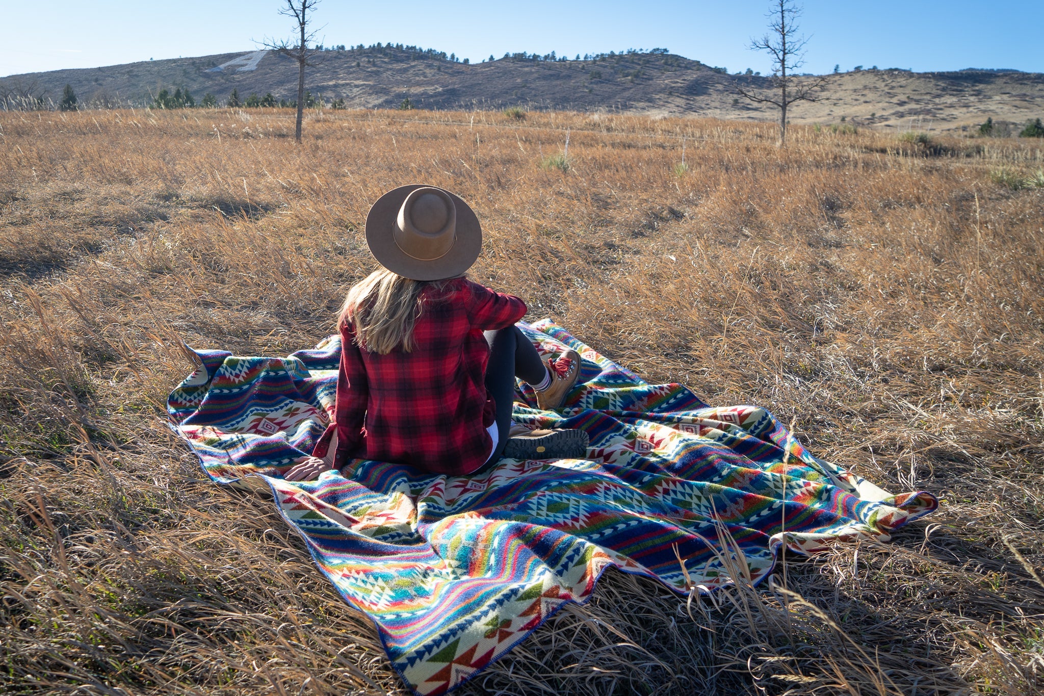 Bright multicolor vertical stripe alpaca blanket, view 13