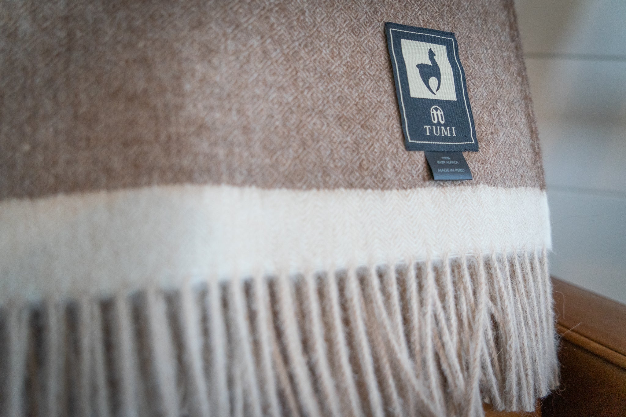 100% baby alpaca throw, view 14